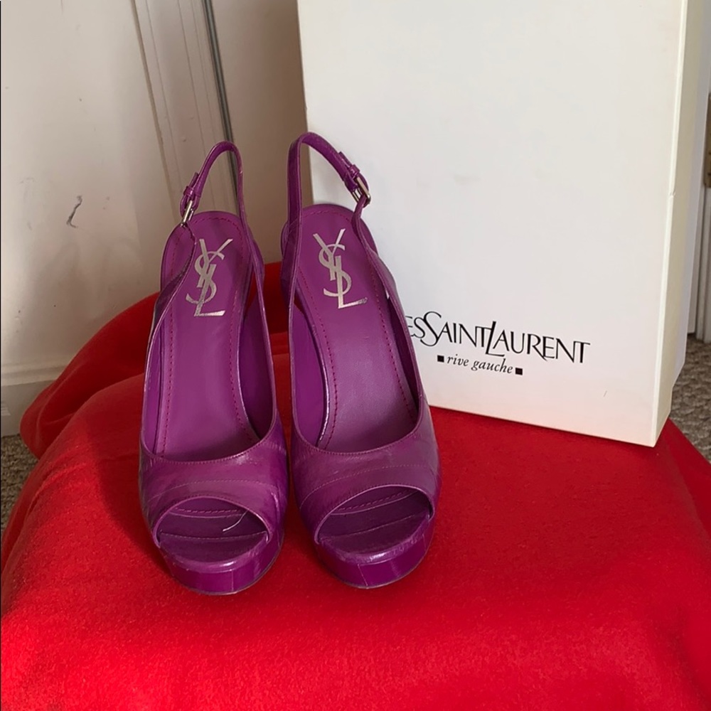 YSL slingback pump size 37.5